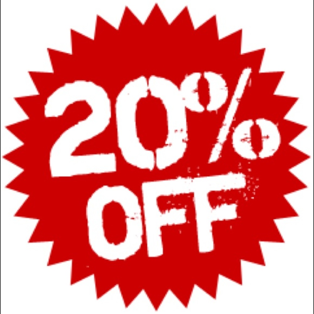 20% a bundle of two items until 5/7!